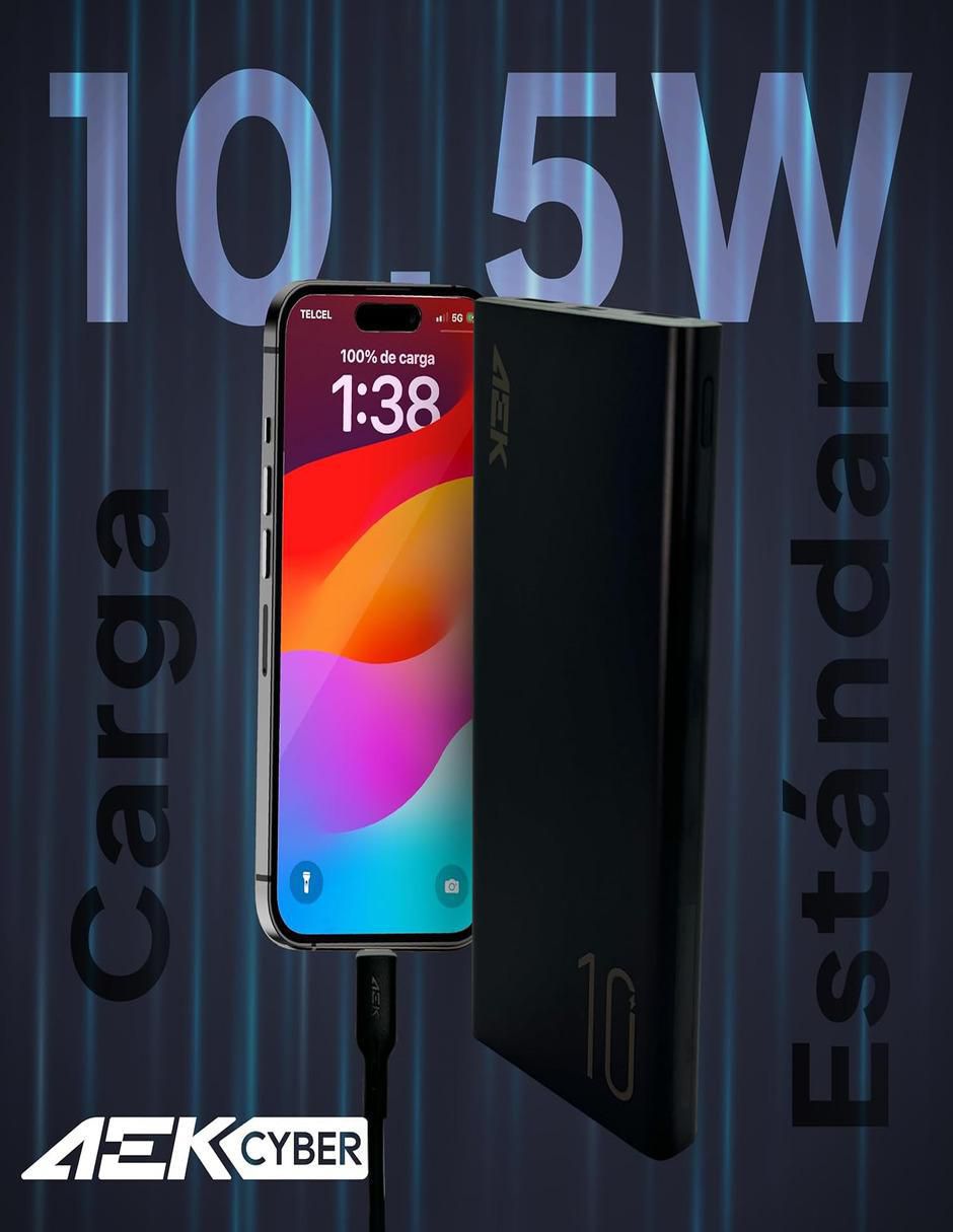 Batería recargable 10000 mAh PB02 4