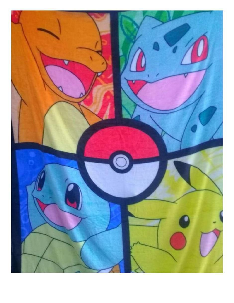 Cobija de tejido suave Pokemón: Battle Ready! unisex
