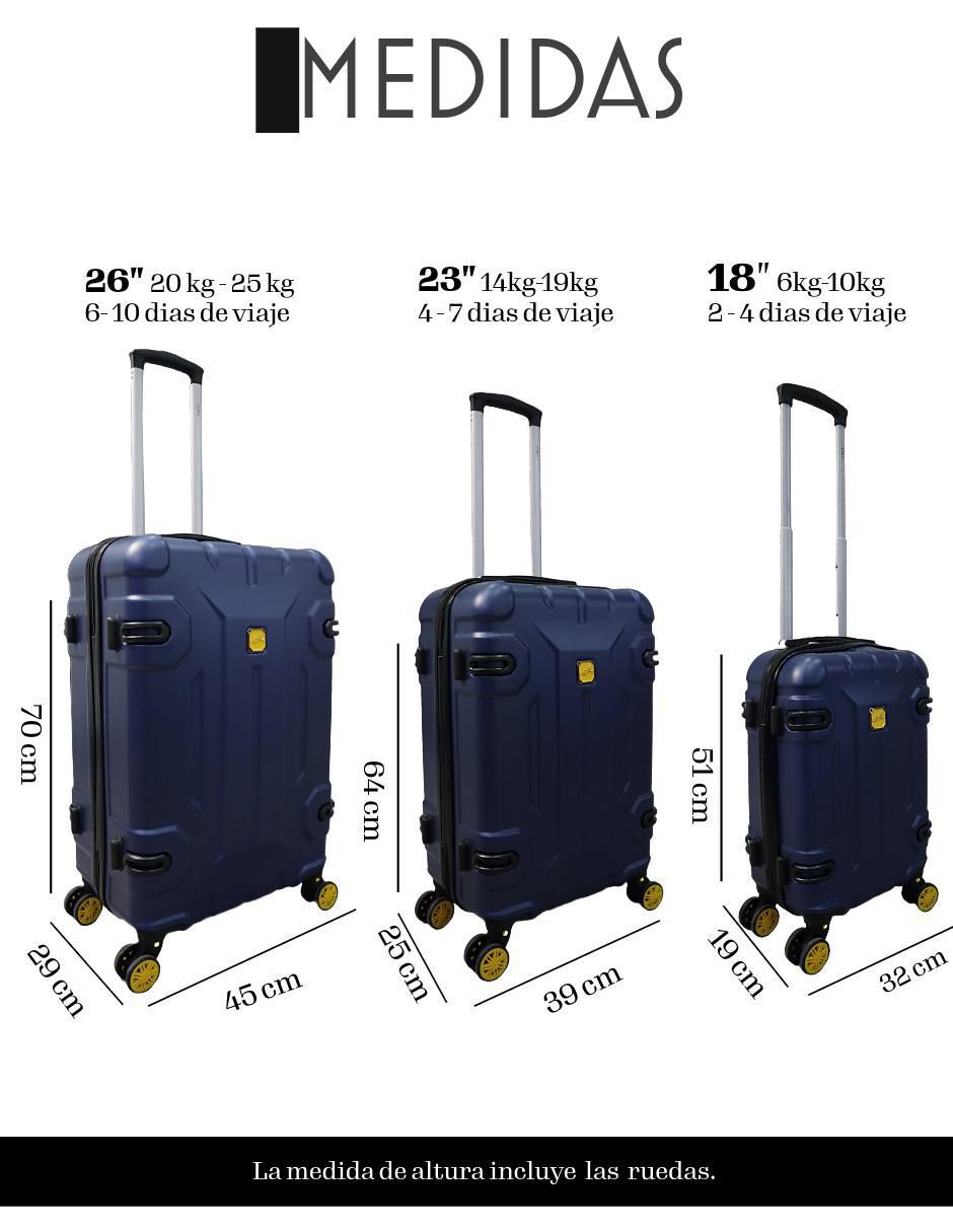 Set maletas de viaje jony sin colección o familia