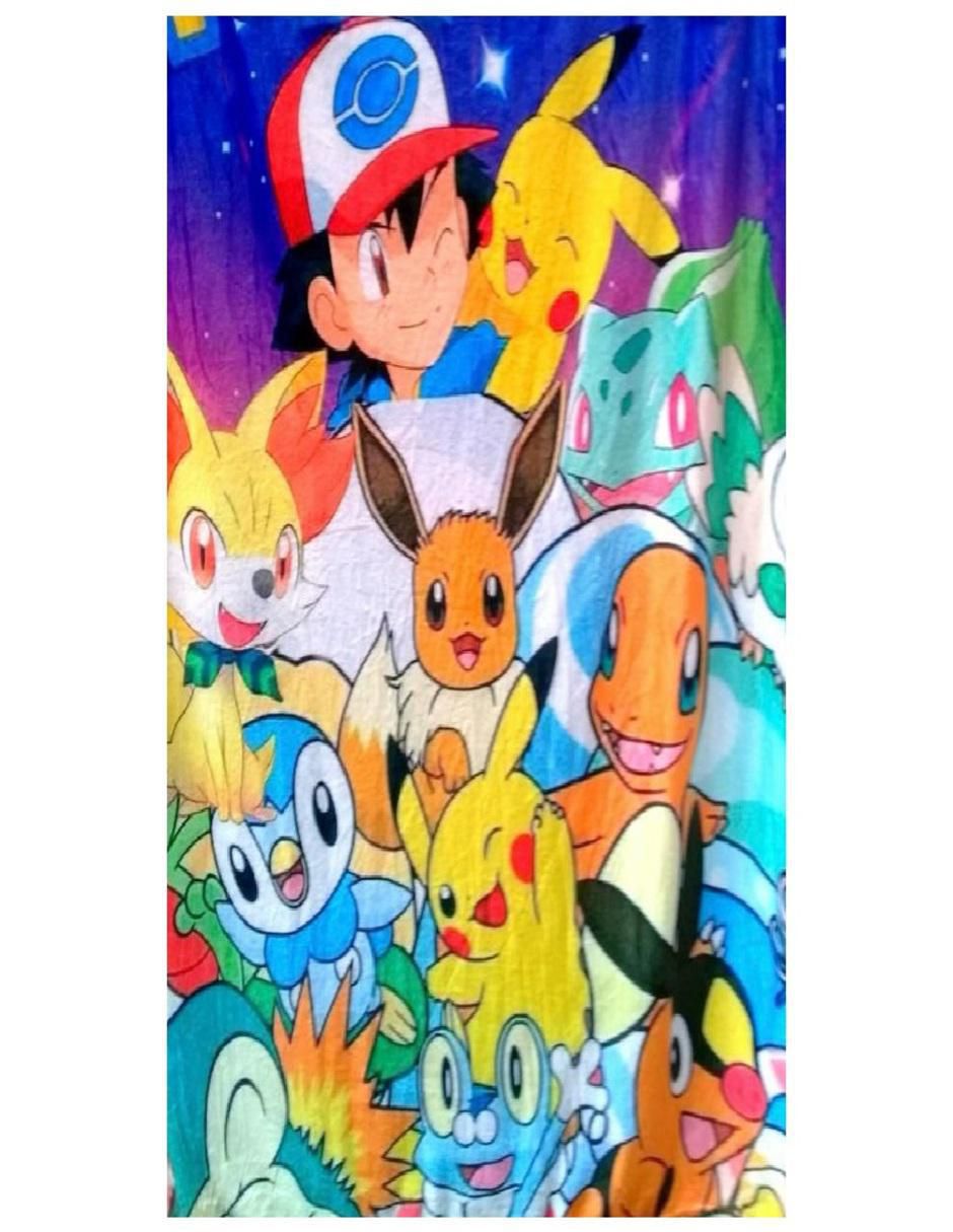 Cobija de tejido suave Ash Poké Ball unisex 2