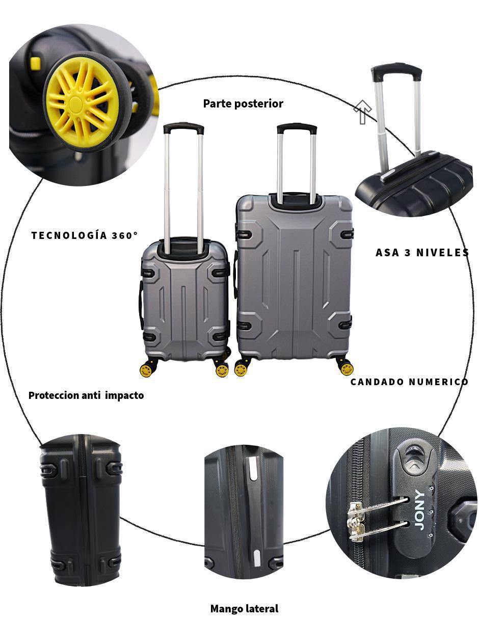 Set maletas de viaje jony sin colección o familia