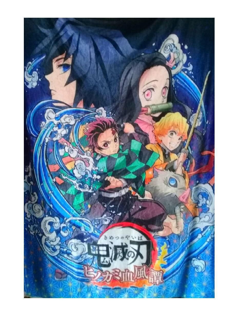 Cobija clásica de tejido suave Demon Slayer: Kimetsu No Yaiba unisex 2