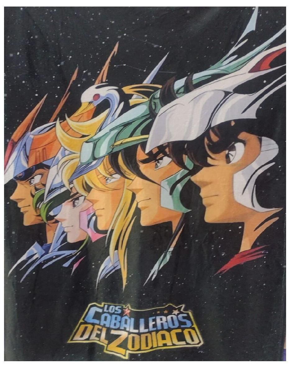 Cobija de tejido suave Saint Seiya unisex 2