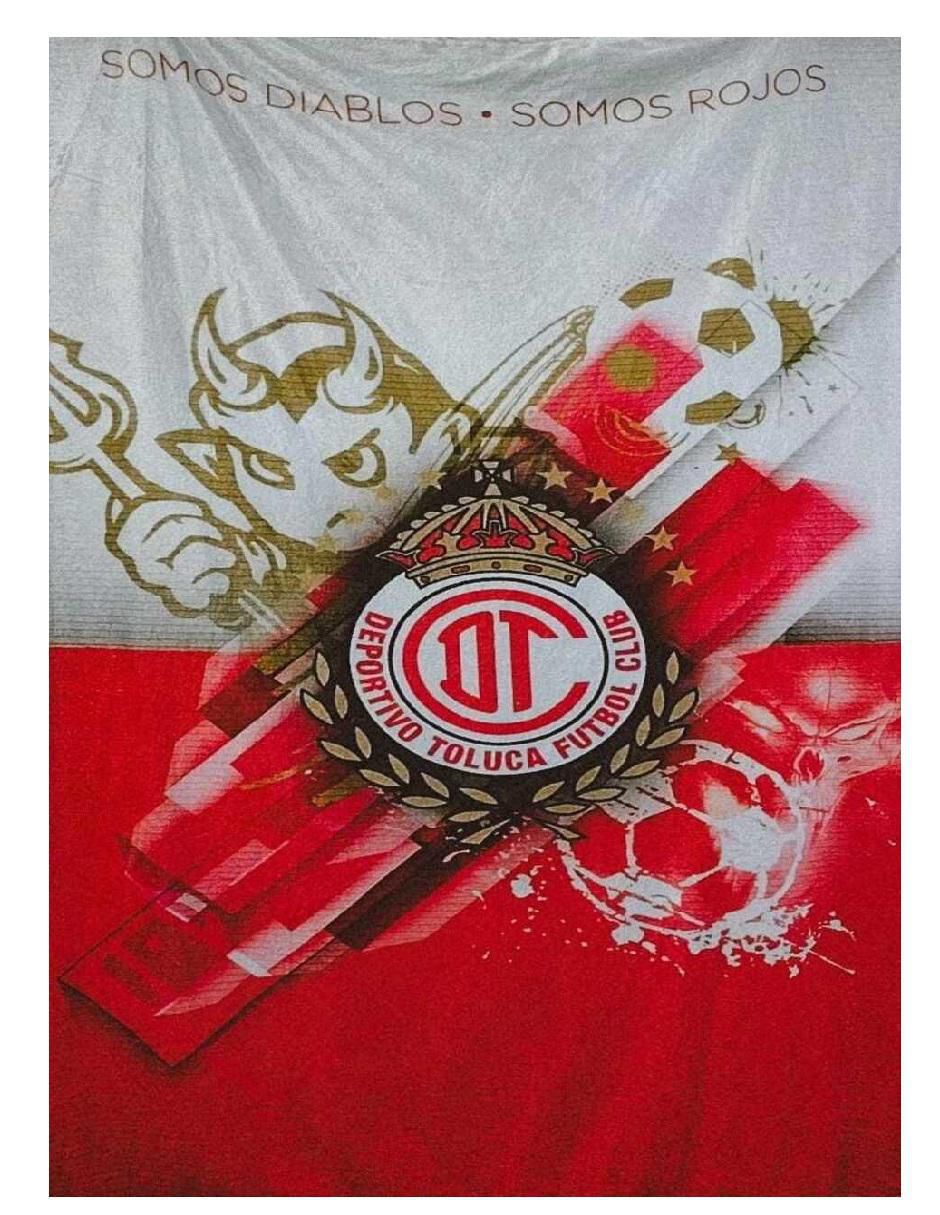 Cobija clásica de tejido suave Diablos Toluca soccer unisex Cobija clásica de tejido suave Diablos Toluca soccer unisex