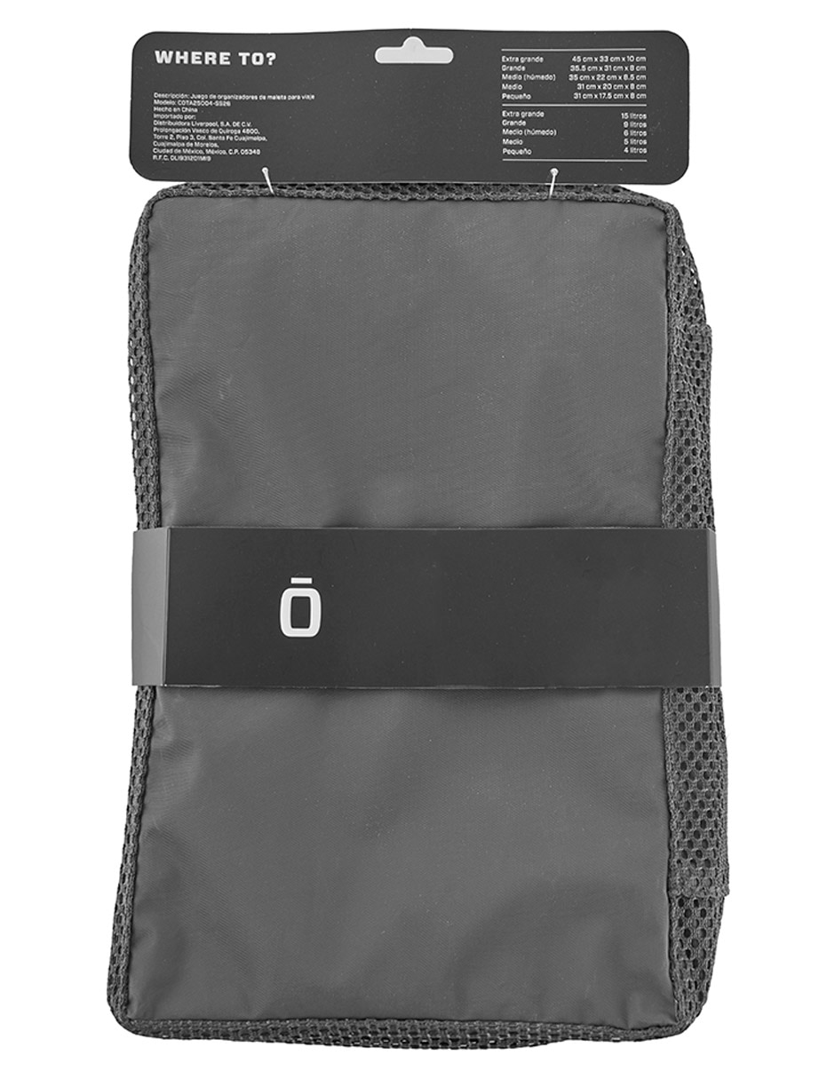 Set de bolsas organizadoras 2