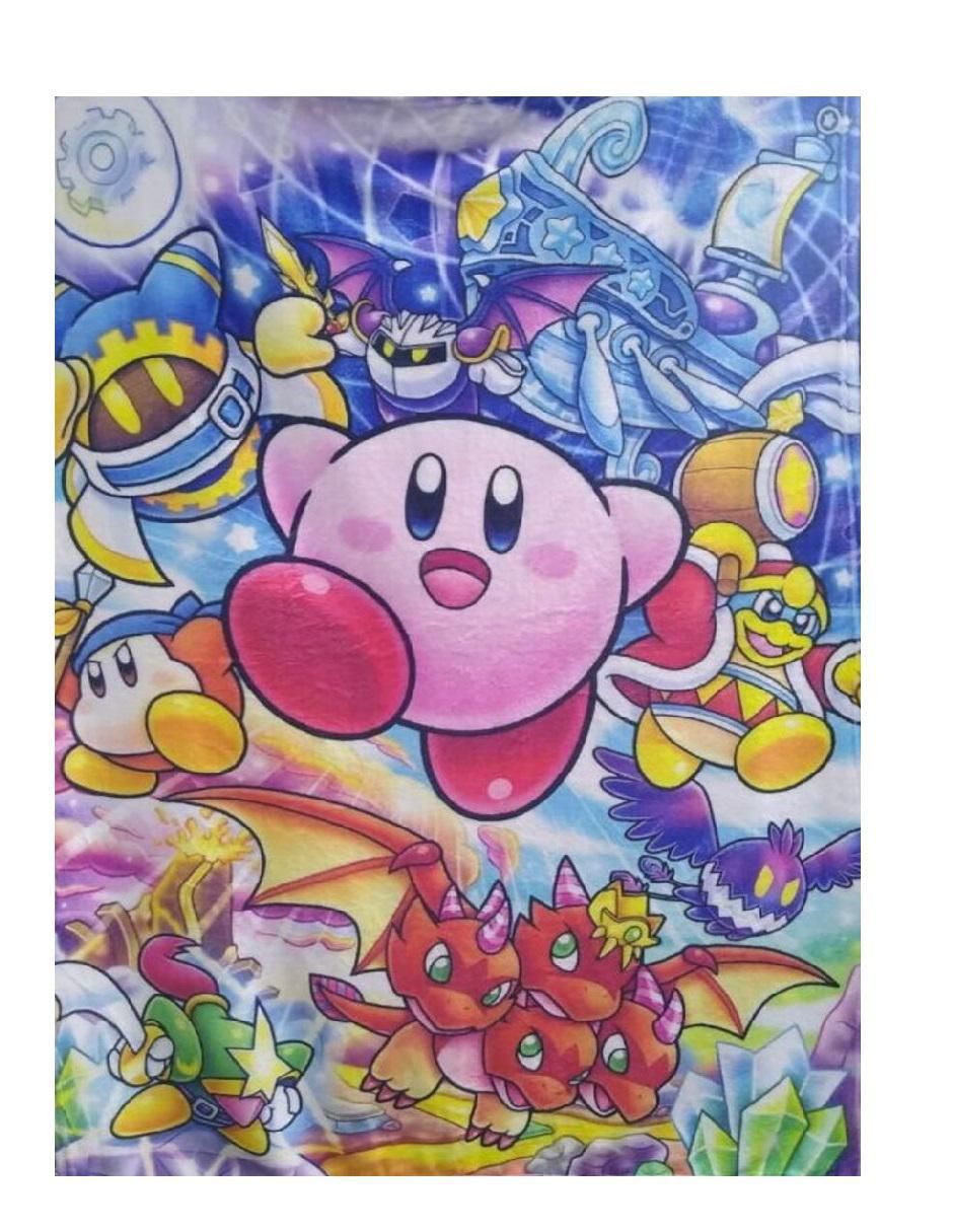 Cobija de tejido suave Kirby unisex Cobija de tejido suave Kirby unisex