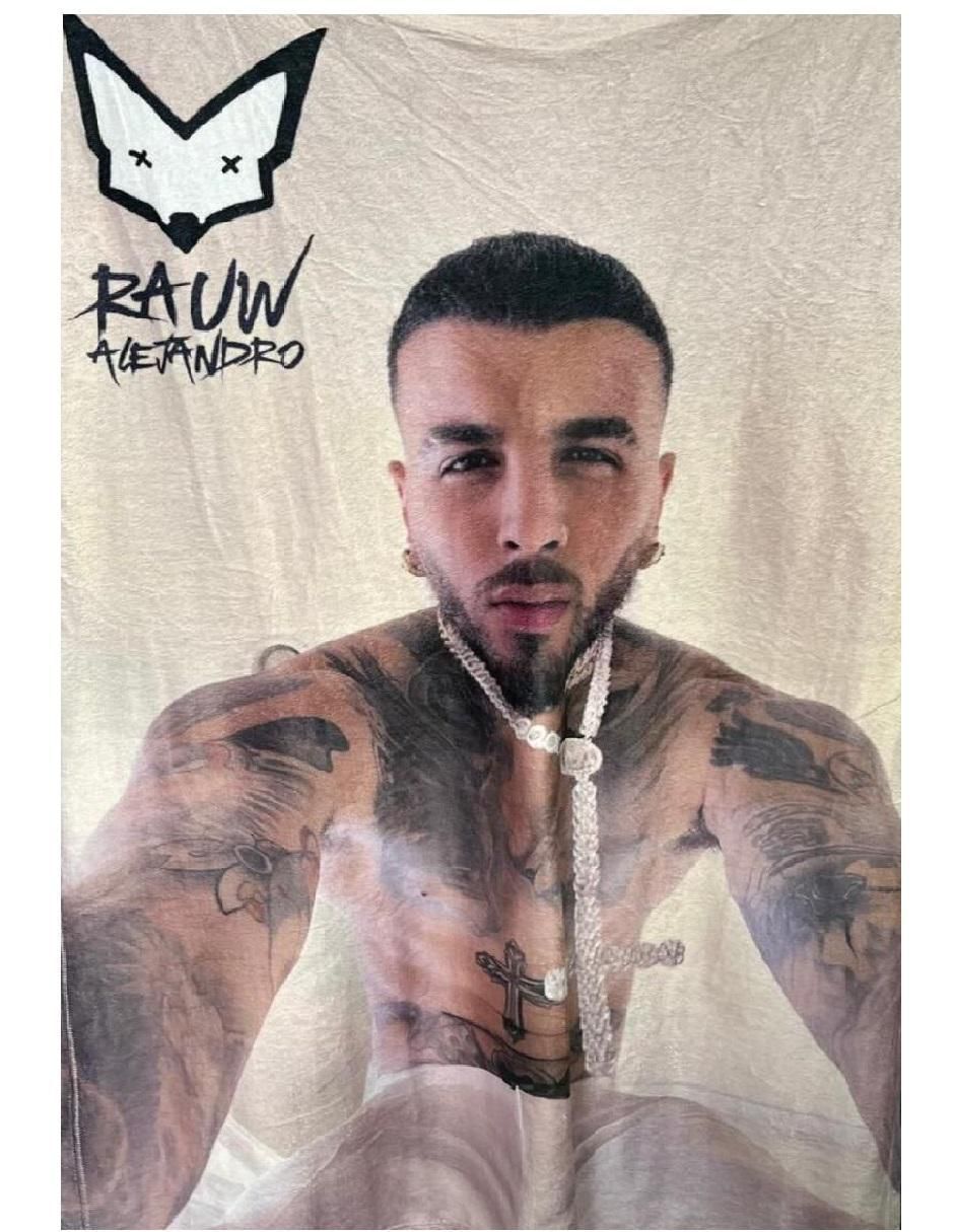 Cobija de tejido suave Rauw Alejandro unisex Cobija de tejido suave Rauw Alejandro unisex