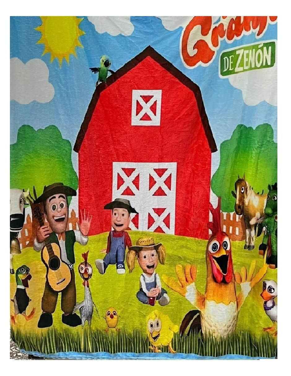 Cobija de tejido suave la granja de zenón unisex