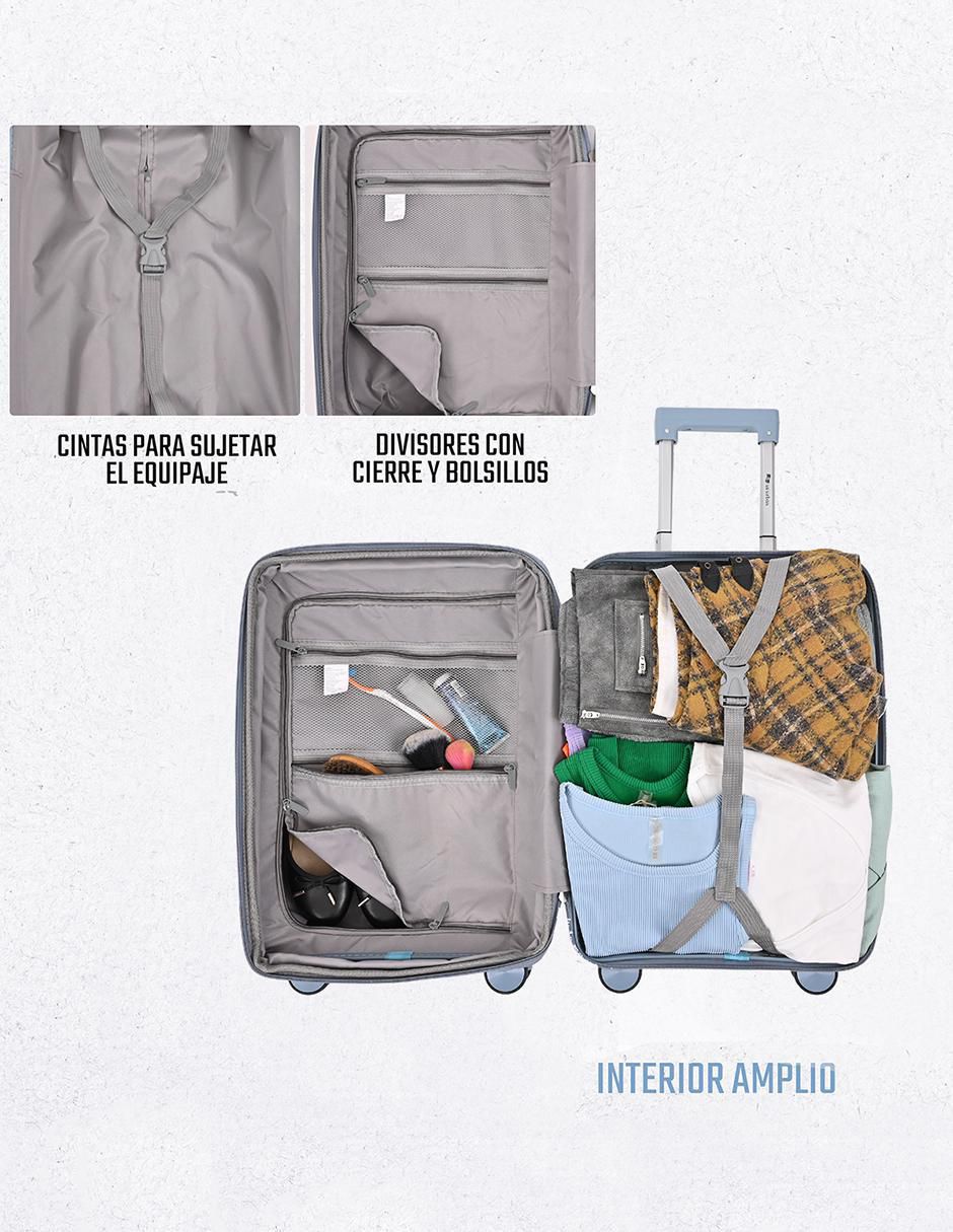 Maleta con ruedas carry on ED004 4