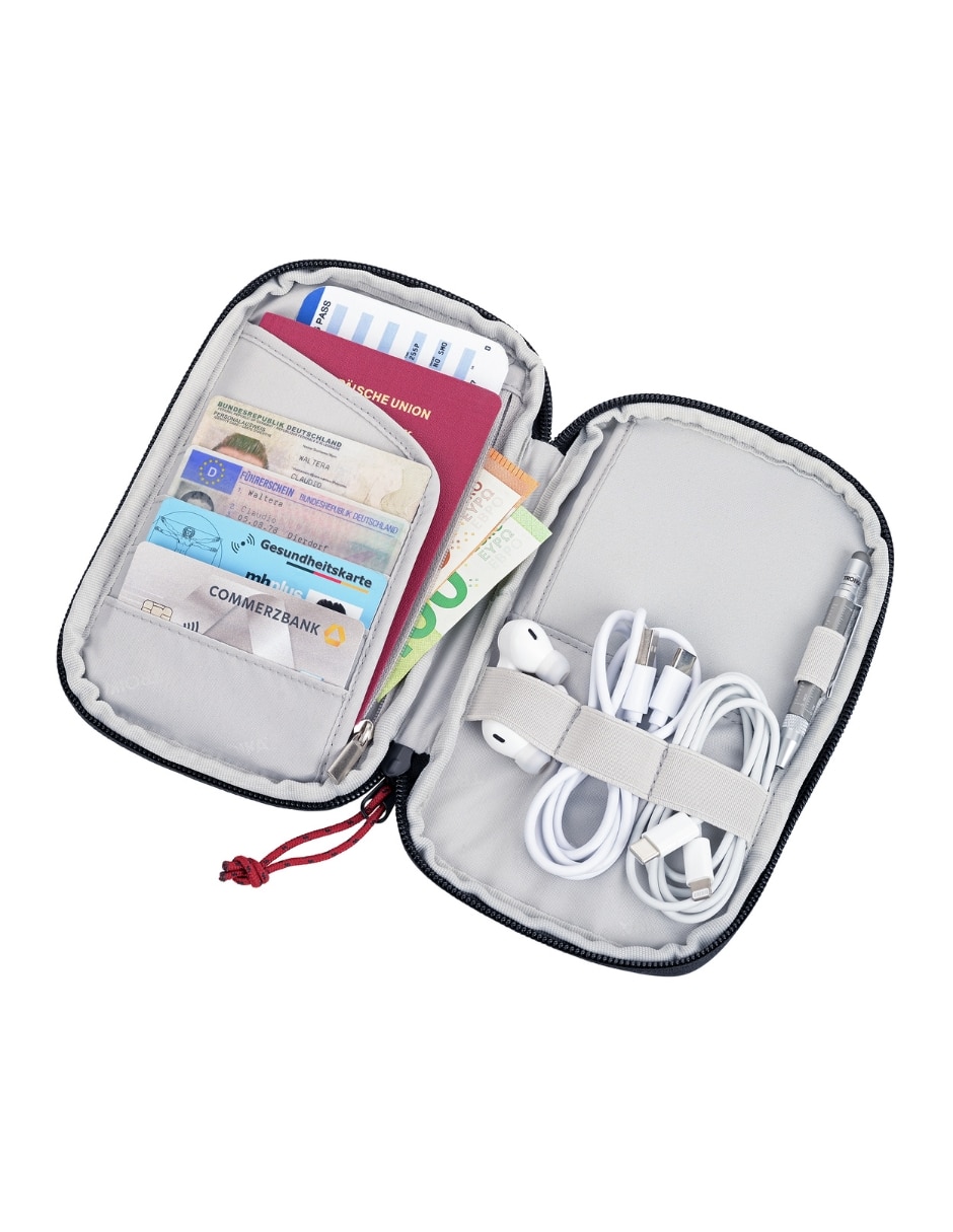 Porta pasaporte Travel de poliéster 2
