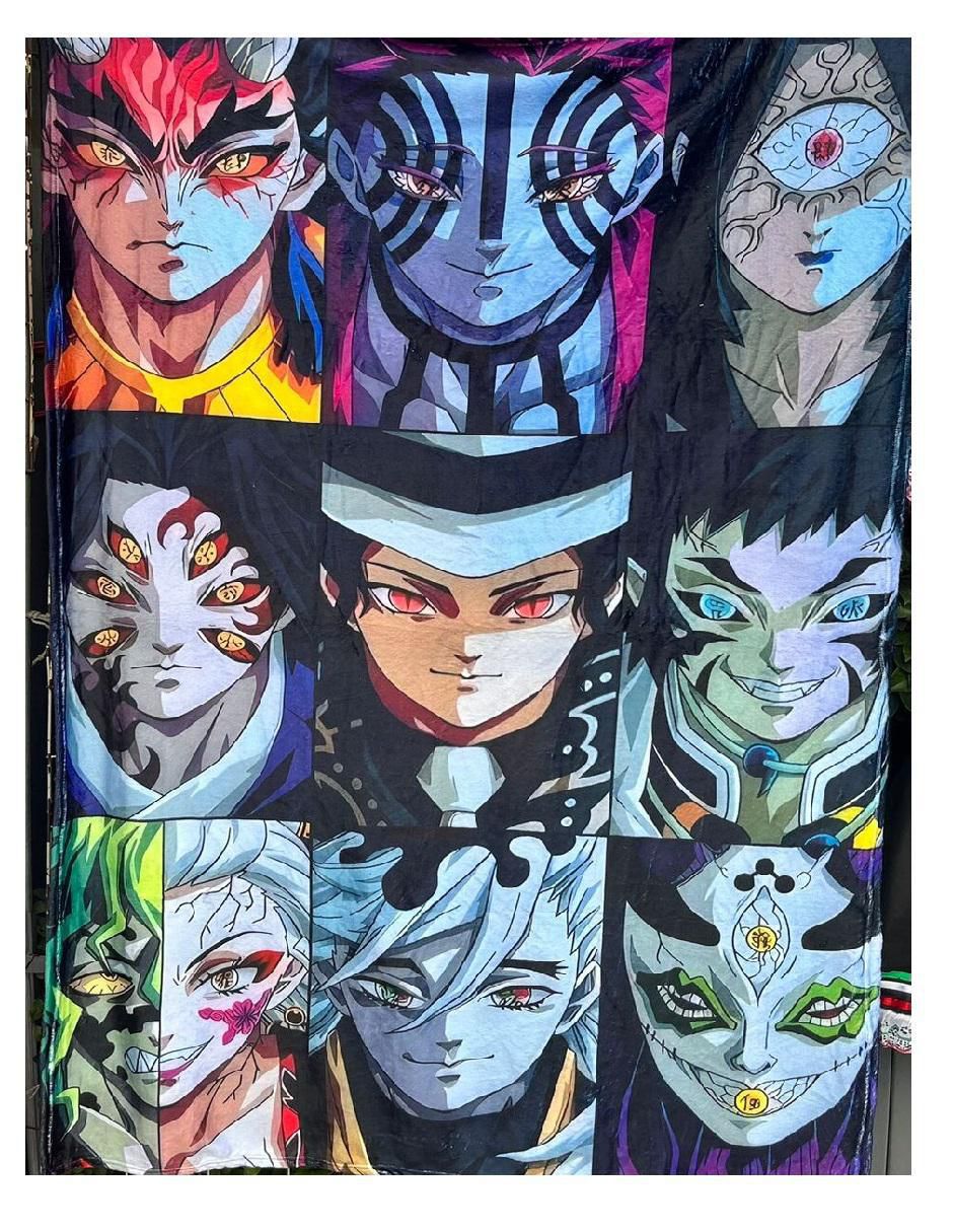 Cobija clásica 'de' 'tejido' suave demon slayer demon slayer: kimetsu no yaiba 'para' unisex Cobija clásica 'de' 'tejido' suave demon slayer demon slayer: kimetsu no yaiba 'para' unisex