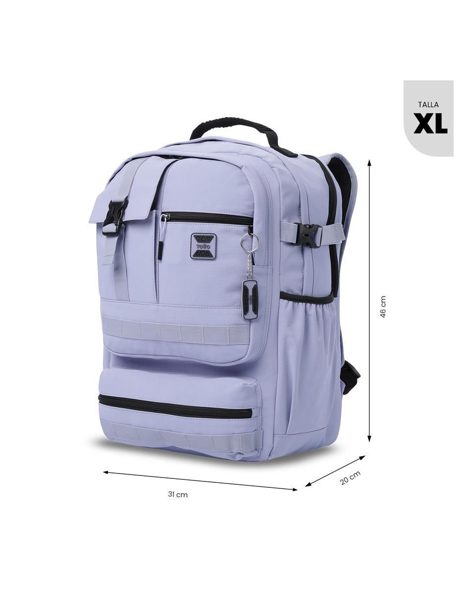 Mochila con portalaptop spa impermeable para mujer 10