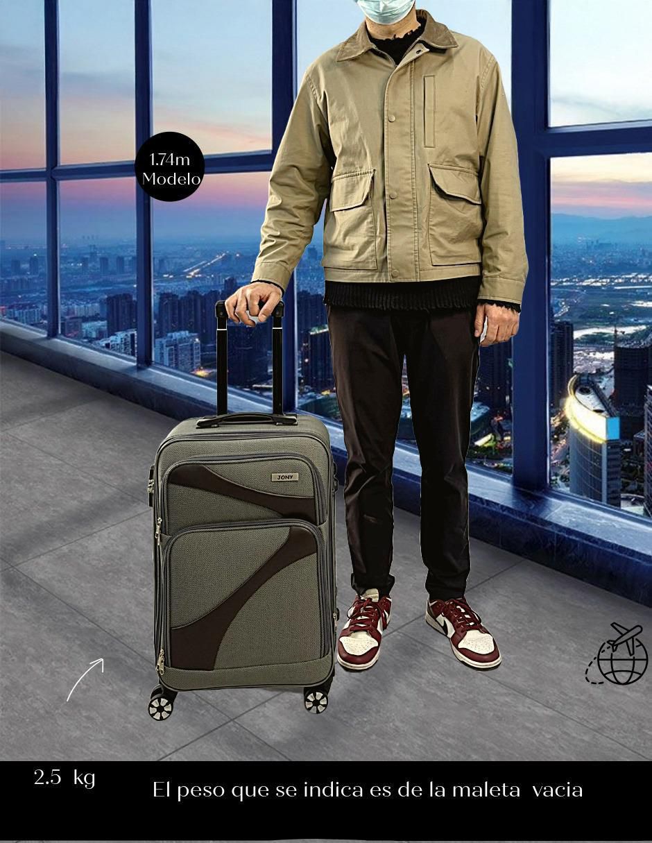 Maleta de mano jony sin colección o familia