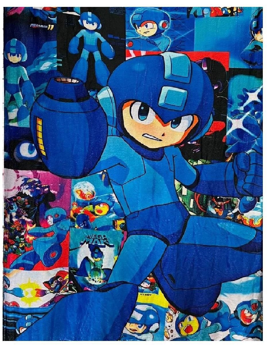 Cobija clásica de tejido suave Mega man unisex 2