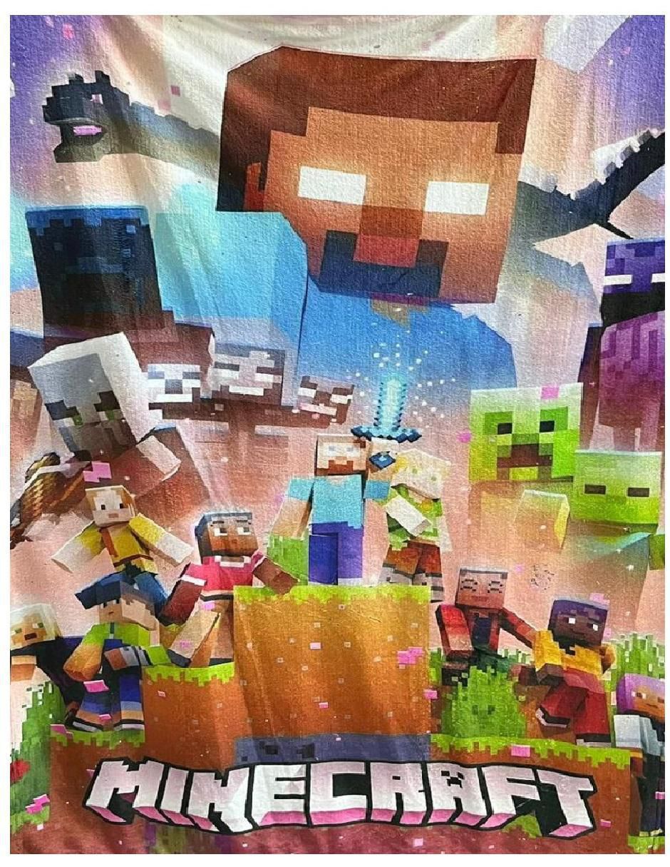 Cobija clásica de tejido suave Minecraft