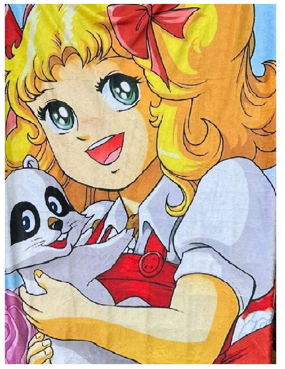 Cobija clásica de tejido suave Candy Candy Crush para niña 2
