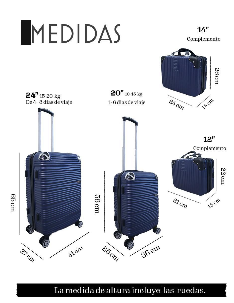 Set maletas de viaje jony no aplica