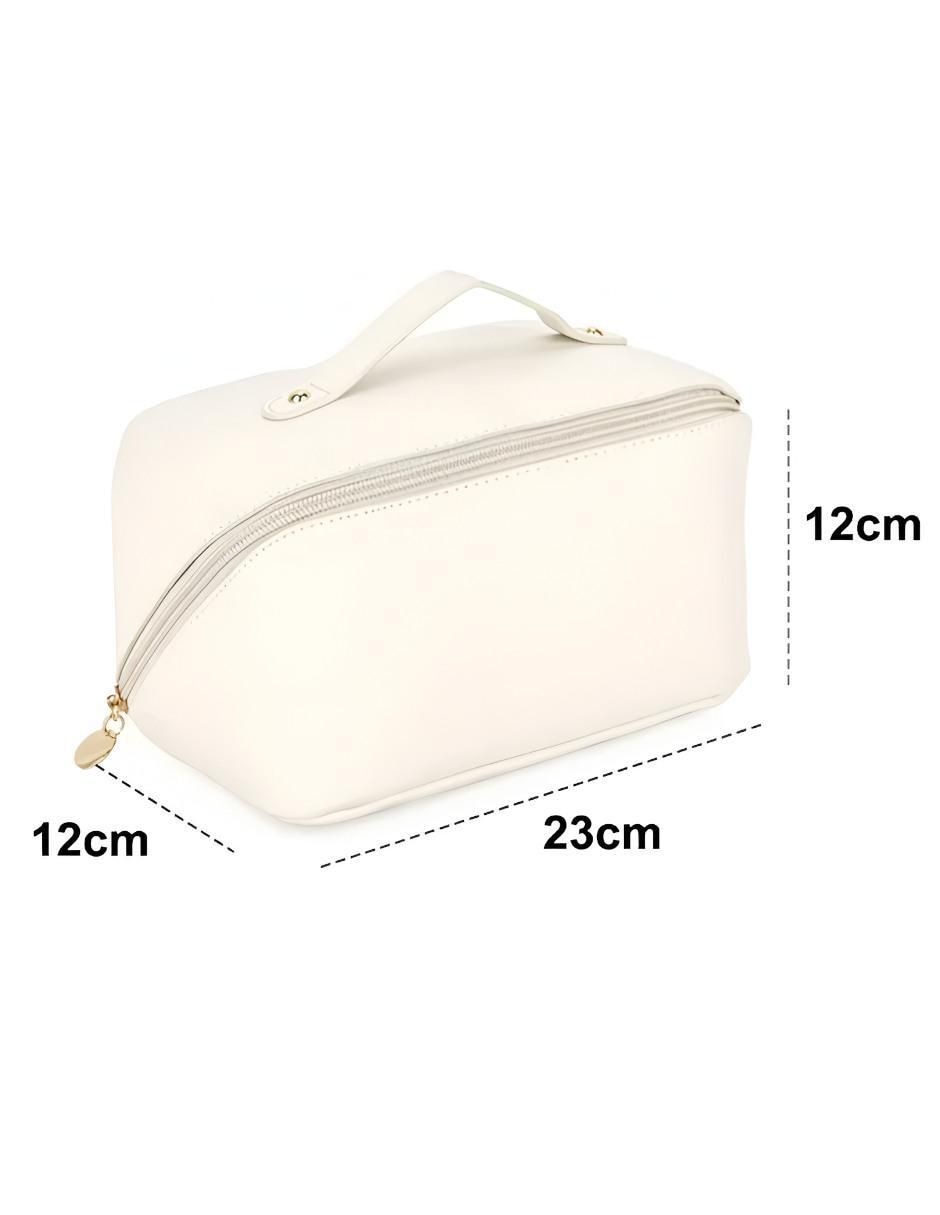 Cosmetiquera multiusos impermeable de cuero 3