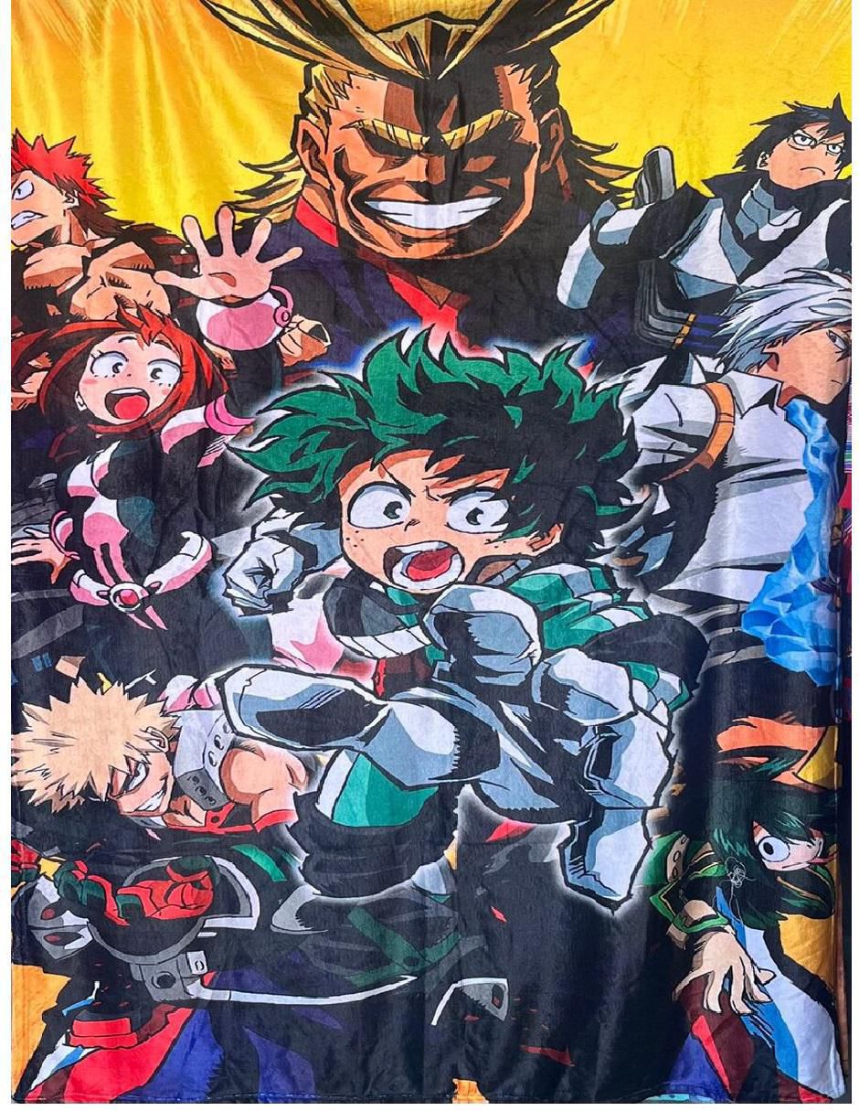 Cobija clásica de tejido suave My Hero Academia unisex