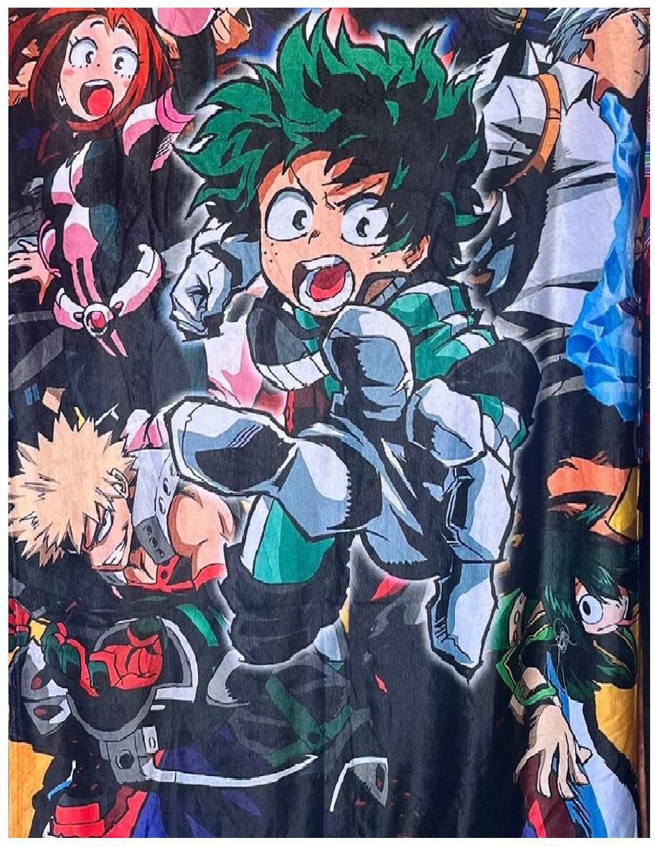 Cobija clásica de tejido suave My Hero Academia unisex 2