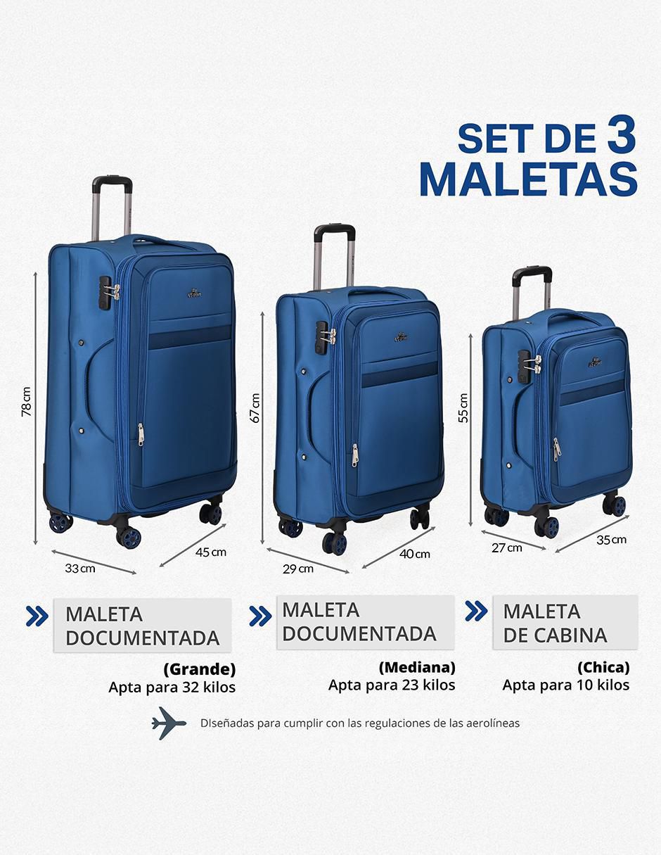 Set maletas de viaje 5