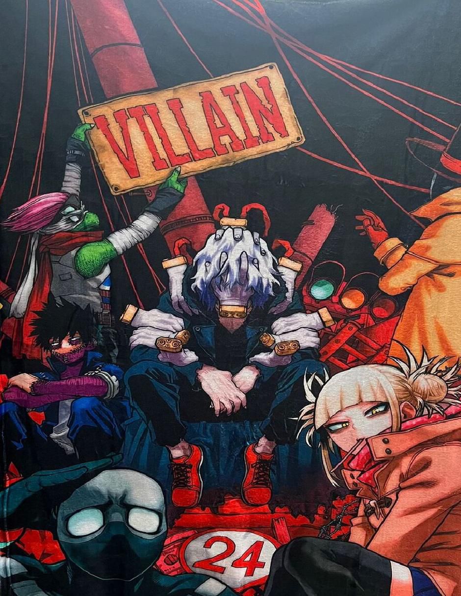 Cobija clásica de tejido suave My Hero Academia Heroes of Robloxia unisex