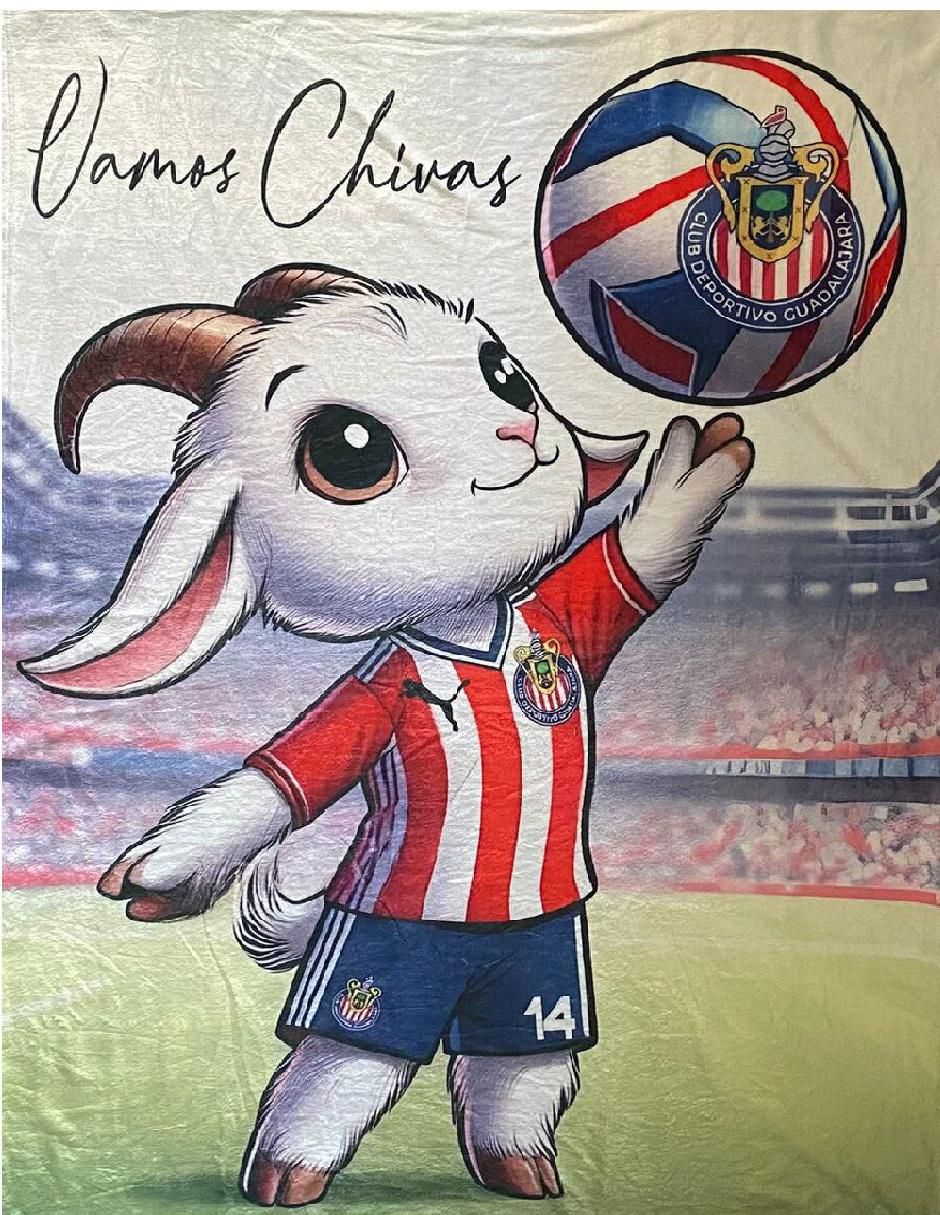 Cobija clásica de tejido suave Chivas unisex Cobija clásica de tejido suave Chivas unisex