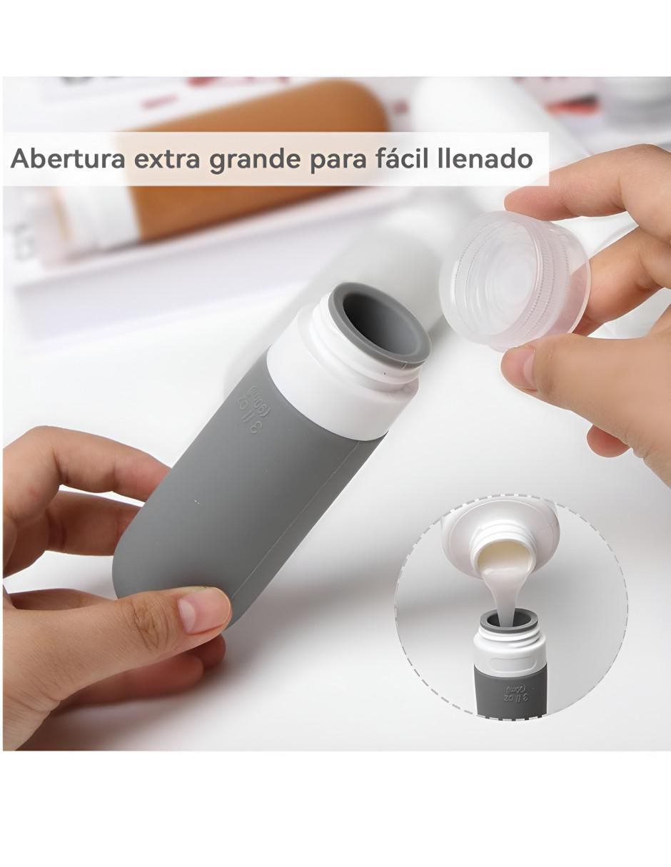 Set de botella para viaje unisex 4