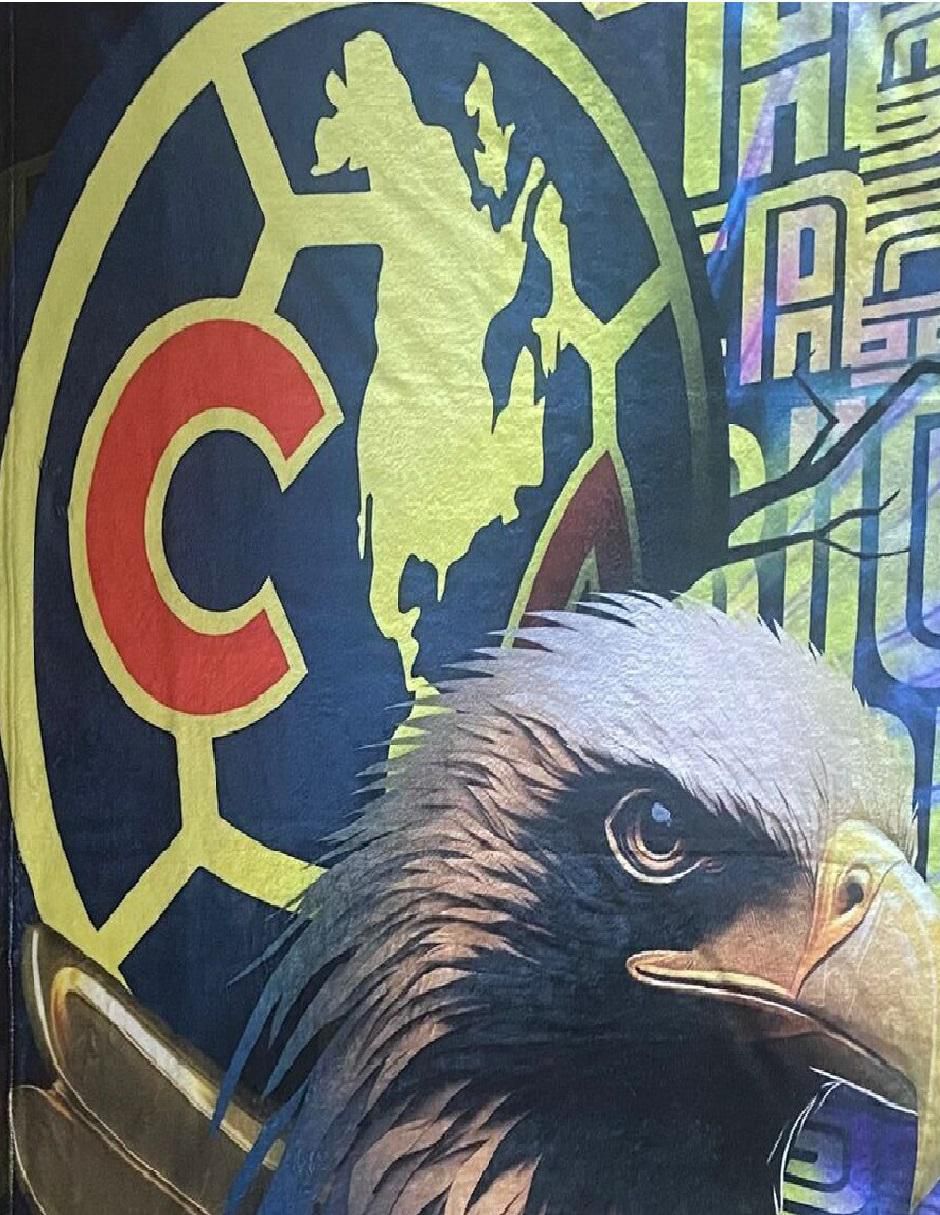 Cobija de tejido suave Aguilas América unisex 2