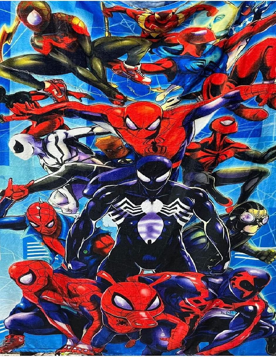 Cobija de tejido suave Marvel Spiderman unisex Cobija de tejido suave Marvel Spiderman unisex
