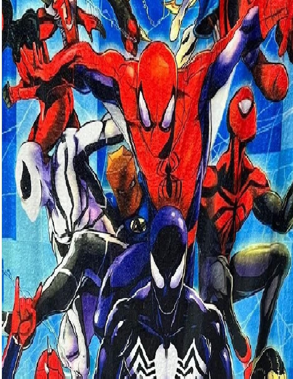 Cobija de tejido suave Marvel Spiderman unisex 2