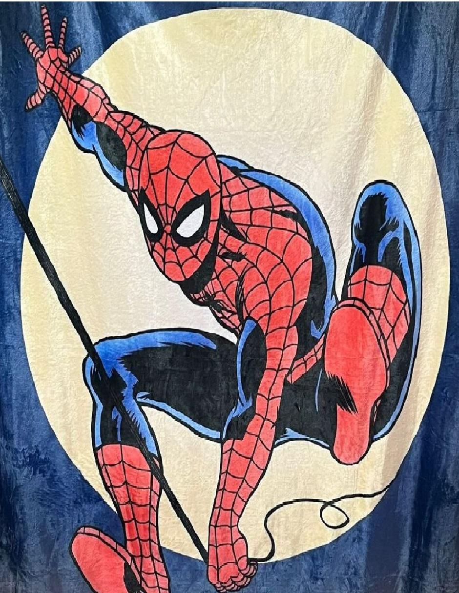 Cobija de tejido suave Spider Man unisex 2