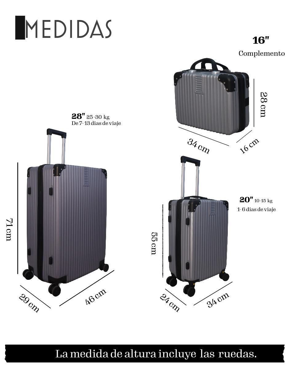 Set maletas de viaje jony sin colección o familia