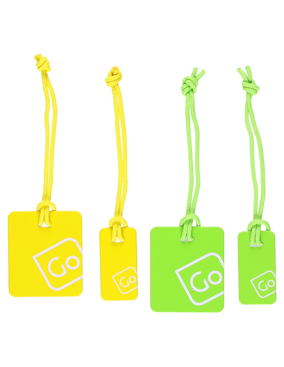 Set identificador forma rectangular de PVC 2