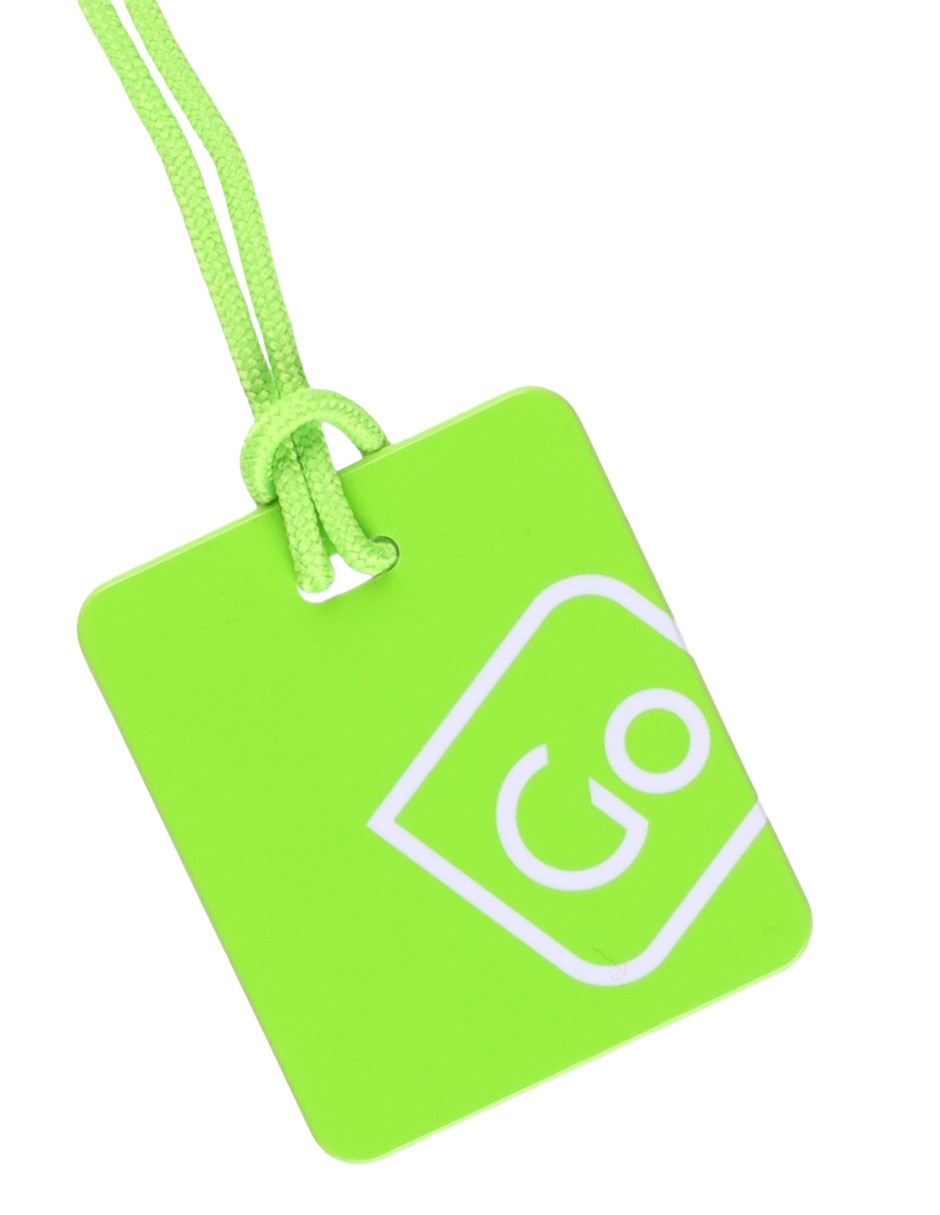 Set identificador forma rectangular de PVC 4