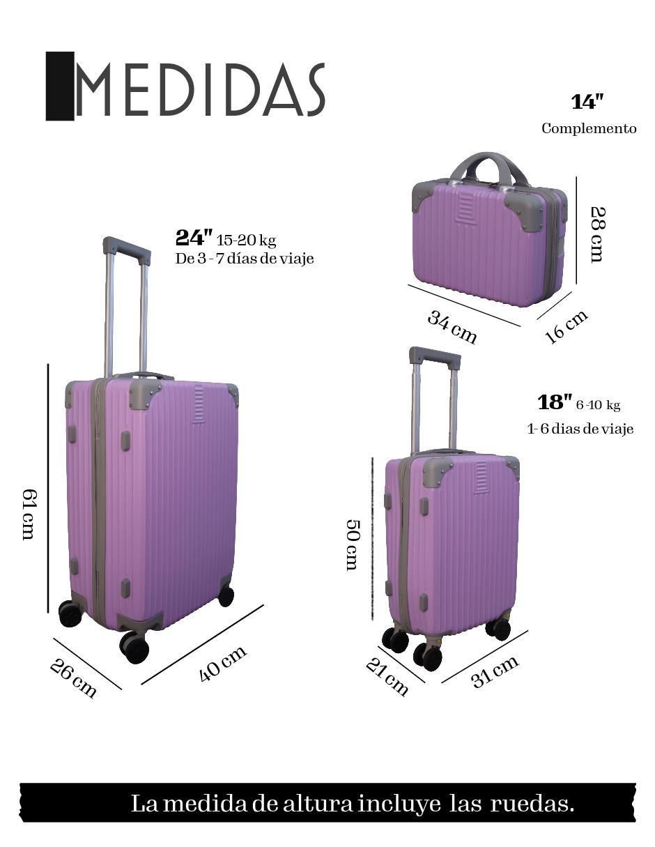 Set maletas carry on 2