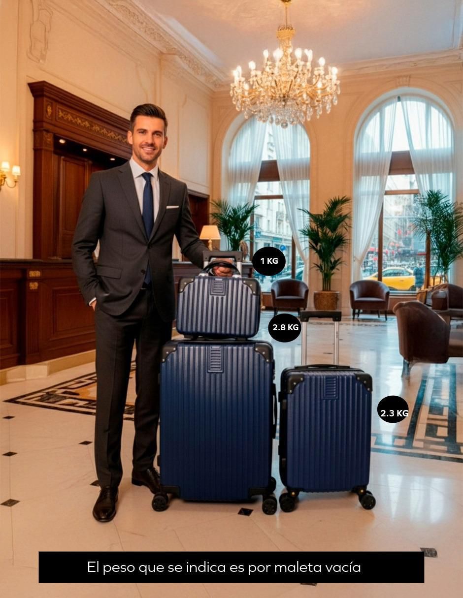 Set maletas carry on 3