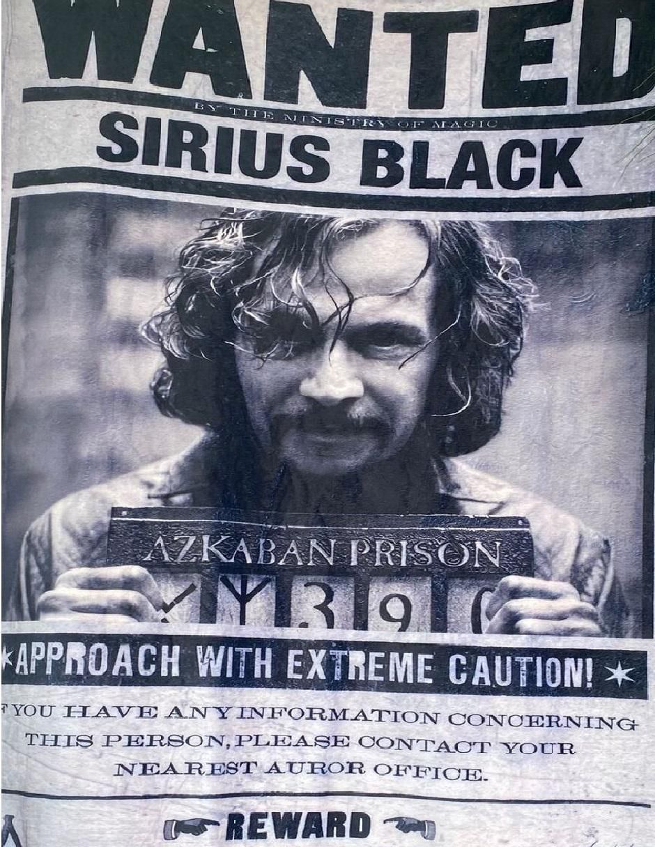 Cobija de tejido suave Harry Potter y el Prisionero de Azkaban unisex Cobija de tejido suave Harry Potter y el Prisionero de Azkaban unisex