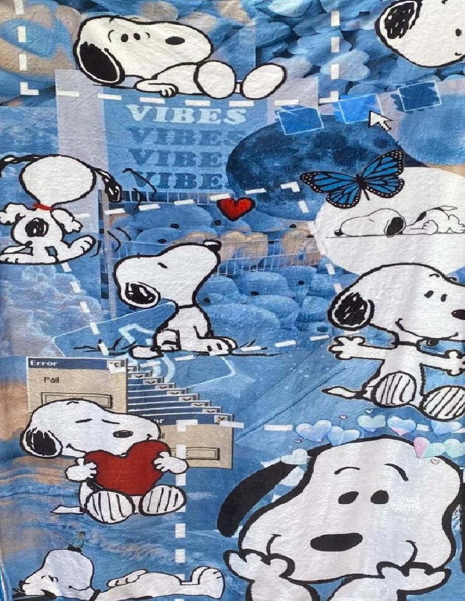 Cobija de tejido suave Snoopy Cobija de tejido suave Snoopy