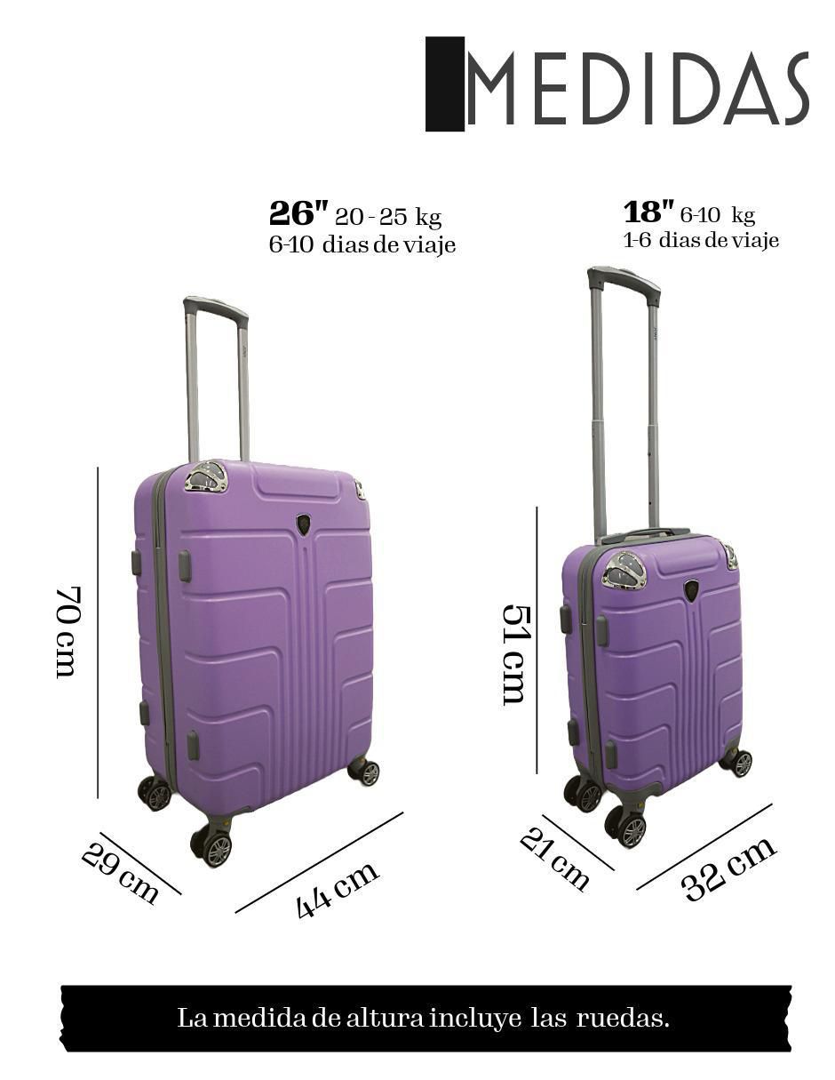 Set maletas de viaje jony sin colección o familia