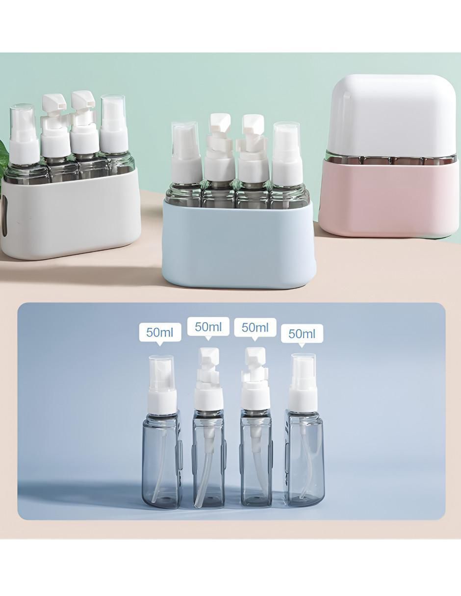 Set de botella para viaje unisex 4