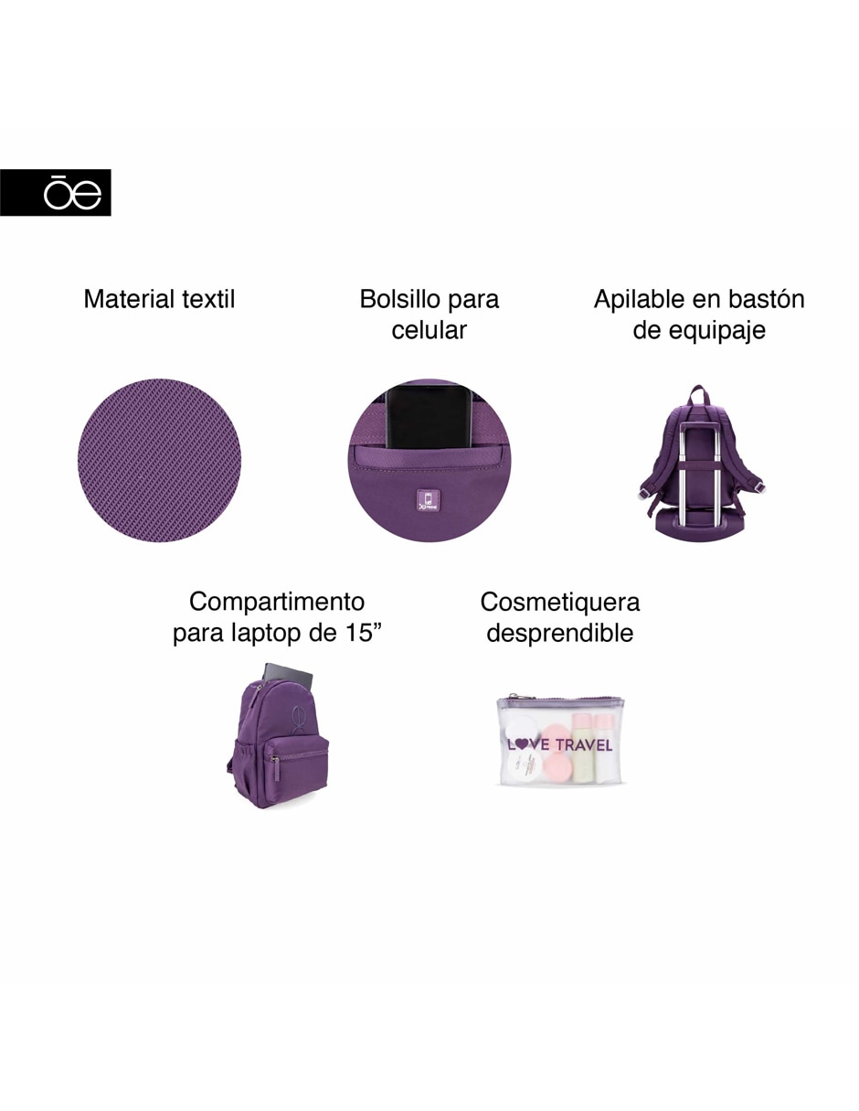 Mochila para viaje Robali para mujer 11