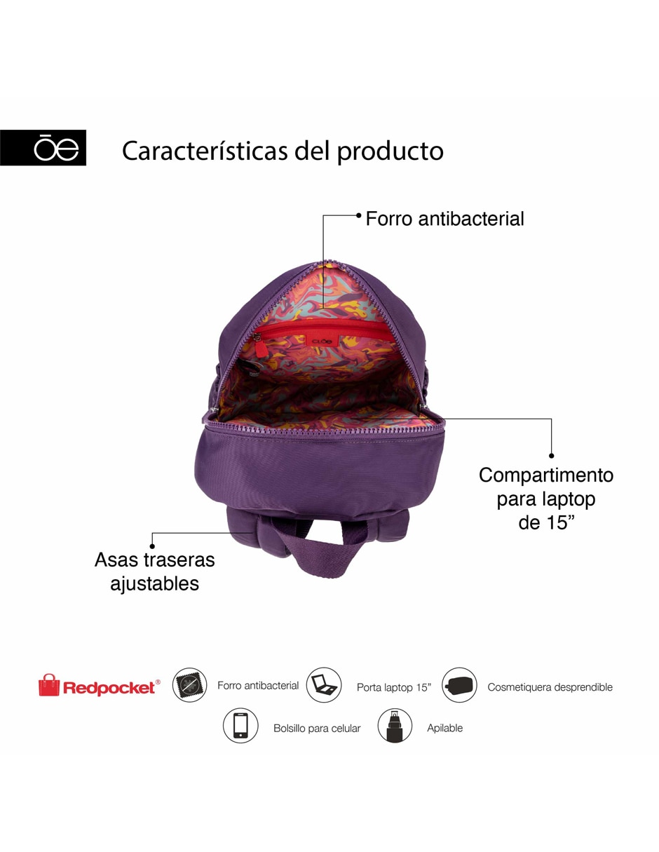 Mochila para viaje Robali para mujer 10
