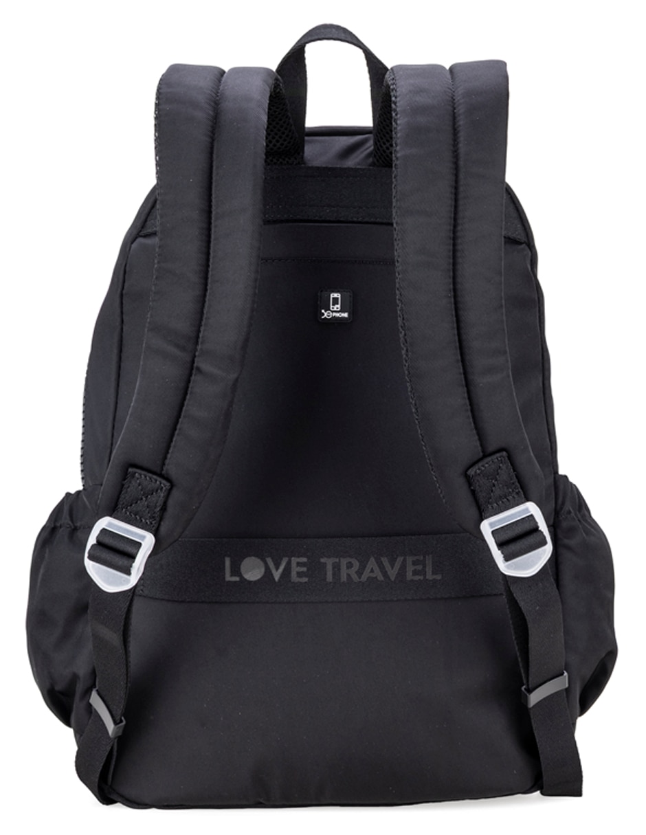 MOCHILA CLOE ROBALI, NEGRO