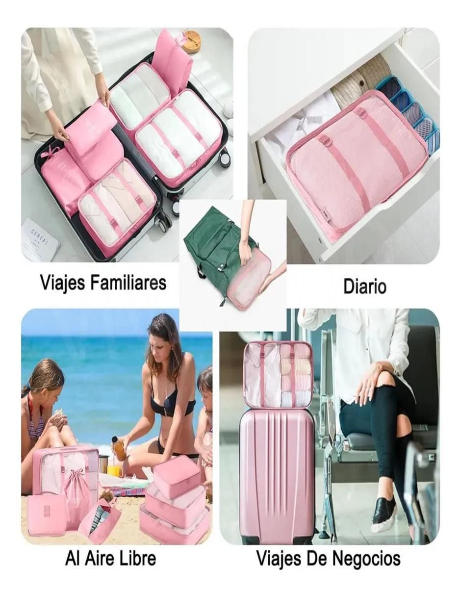 Set bolsa organizadora viaje 4