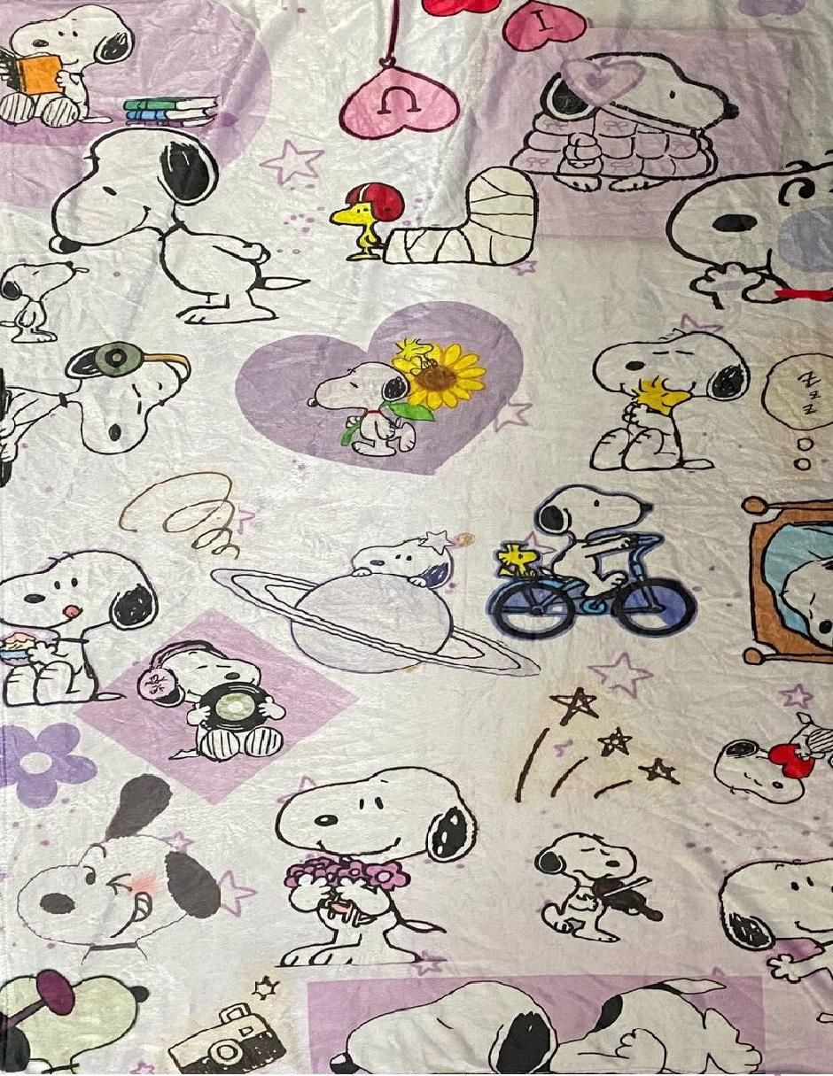 Cobija clásica de tejido suave Snoopy unisex Cobija clásica de tejido suave Snoopy unisex