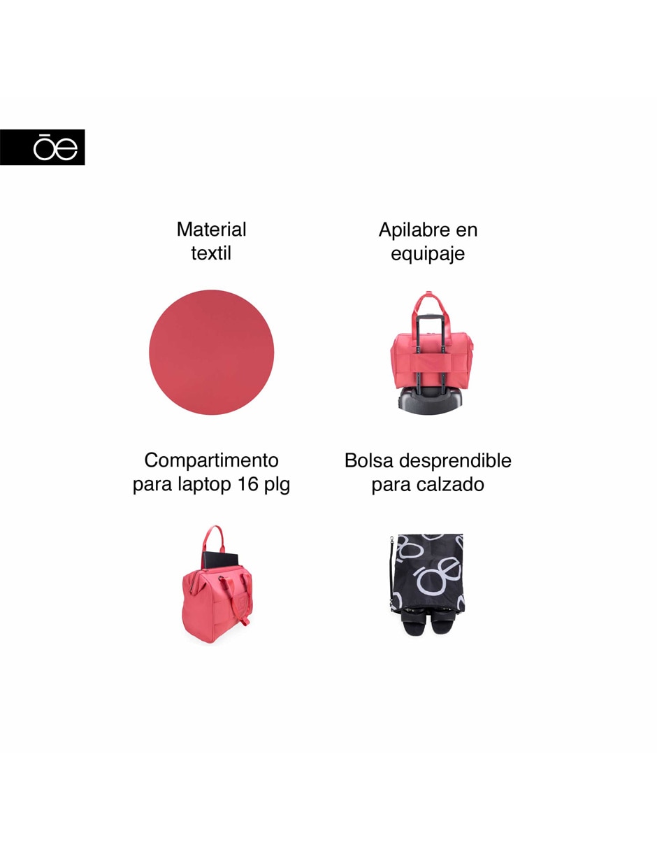 BOLSA KILUC I POLIÉSTER, CORAL CLOE