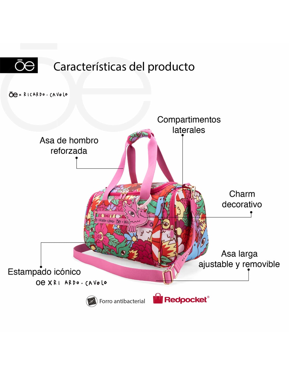 Bolsa duffel Ricardo Cavolo para mujer 11