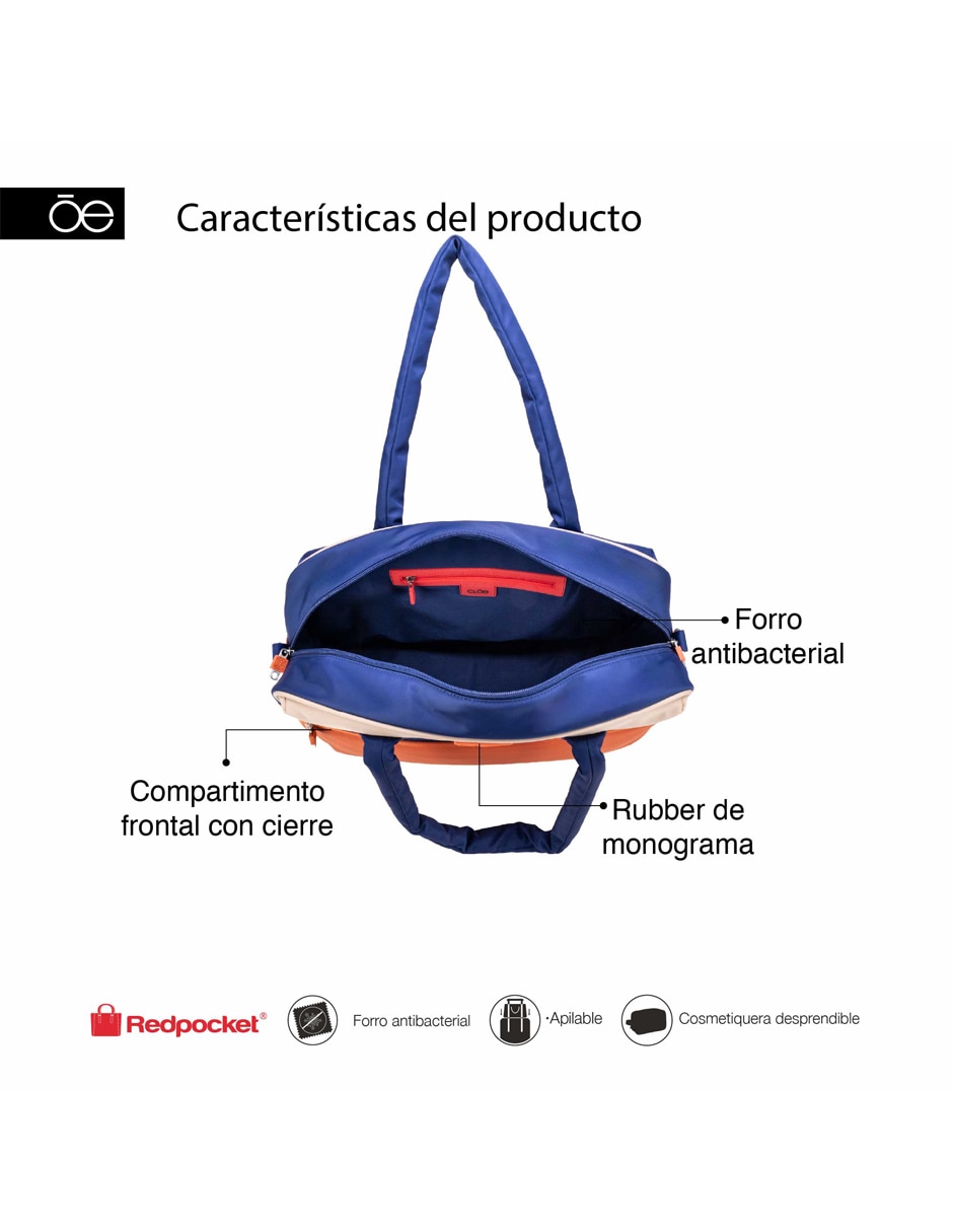Bolsa duffel Milani unisex 8