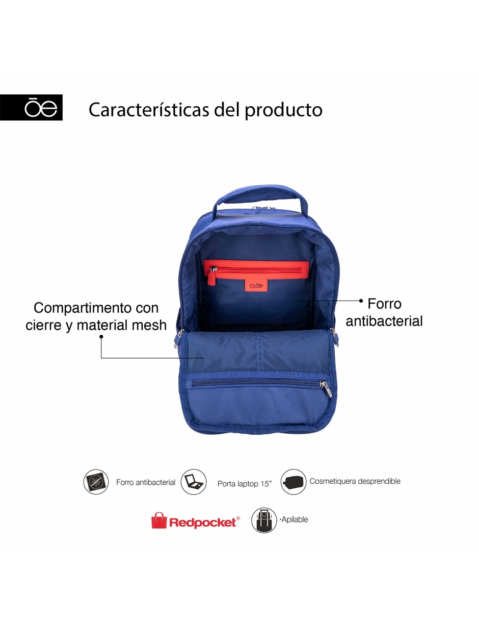 Mochila para viaje Milani unisex 9